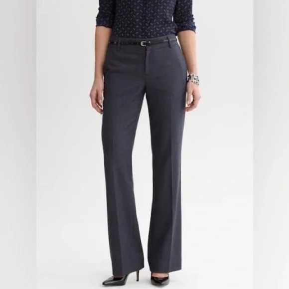 MARTIN FIT Navy Blue LIGHTWEIGHT WOOL Blend TROUSER size 10 - Picture 1 of 9